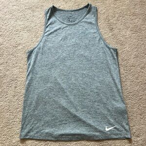 Nike high neck workout top. Size small in grey